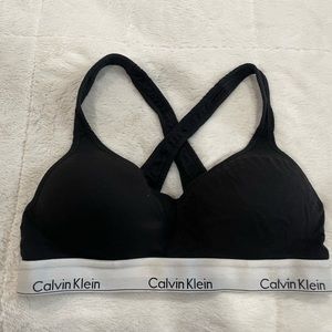 Black Calvin Klein Bra